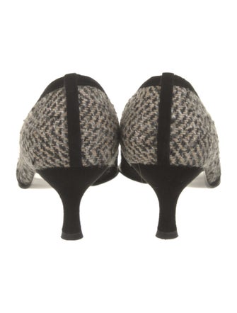 Stuart Weitzman Tweed Tweed Pattern Pumps