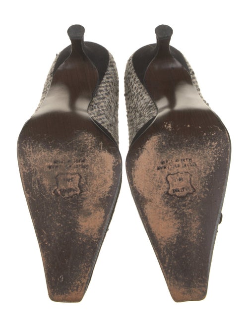 Stuart Weitzman Tweed Tweed Pattern Pumps