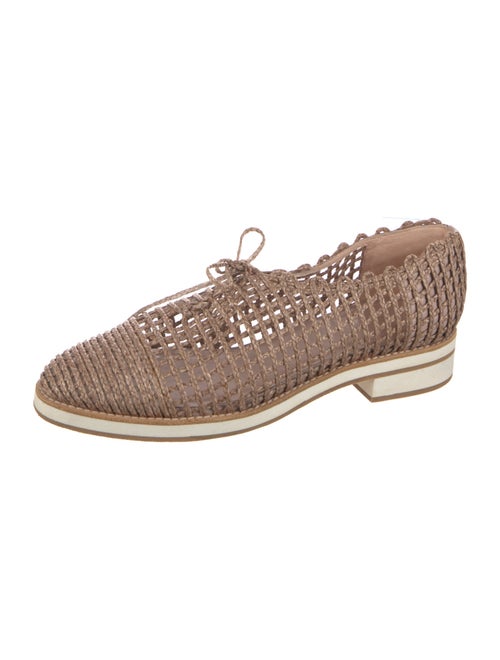 Stuart Weitzman Straw Oxfords
