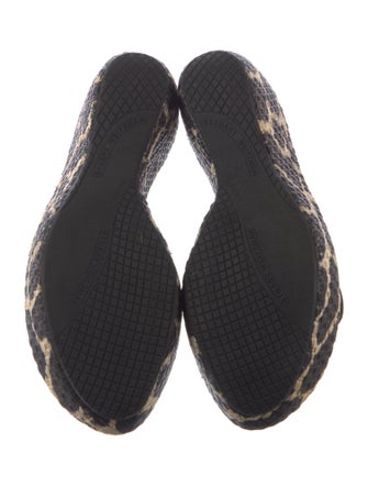 Stuart Weitzman Patent Leather Printed Slides