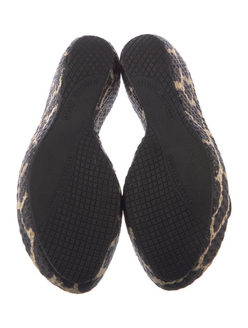 Stuart Weitzman Patent Leather Printed Slides