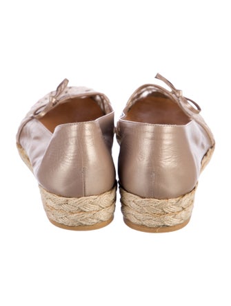 Stuart Weitzman Leather Espadrilles