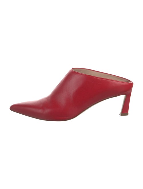 Stuart Weitzman Leather Mules