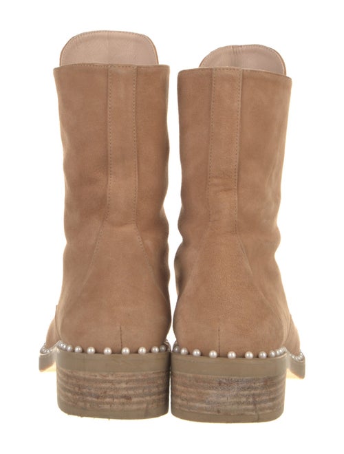 Stuart Weitzman Suede Combat Boots