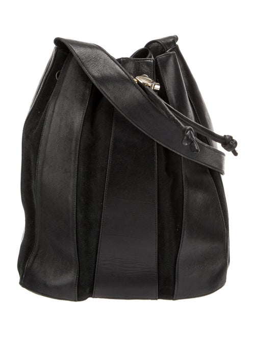 Stuart Weitzman Leather Bucket Bag