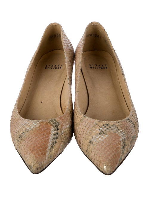 Stuart Weitzman Snakeskin Animal Print Pumps