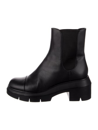 Stuart Weitzman Leather Chelsea Boots