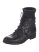 Stuart Weitzman Leather Combat Boots