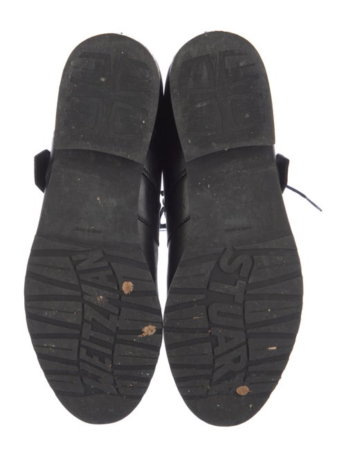 Stuart Weitzman Leather Combat Boots