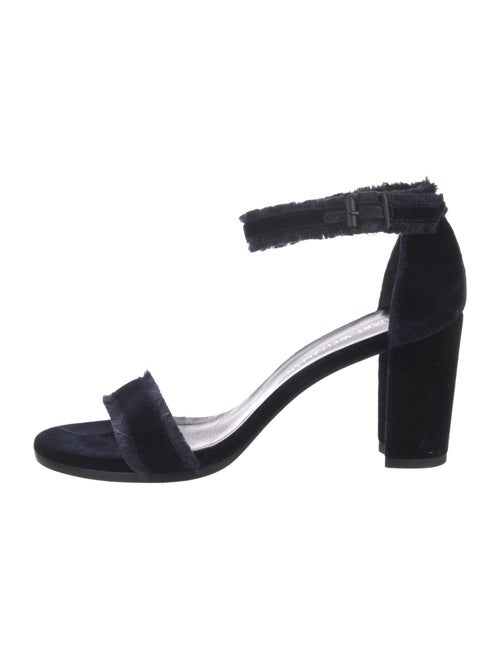 Stuart Weitzman Velvet Sandals