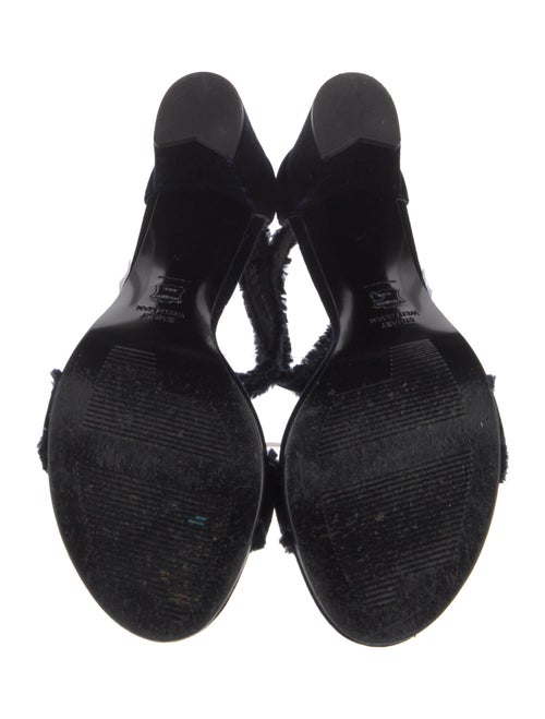 Stuart Weitzman Velvet Sandals