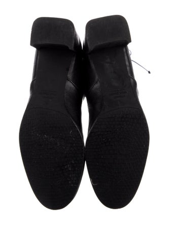 Stuart Weitzman Leather Lace-Up Boots