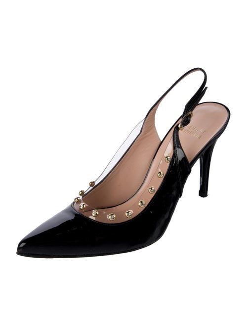 Stuart Weitzman Patent Leather Slingback Pumps