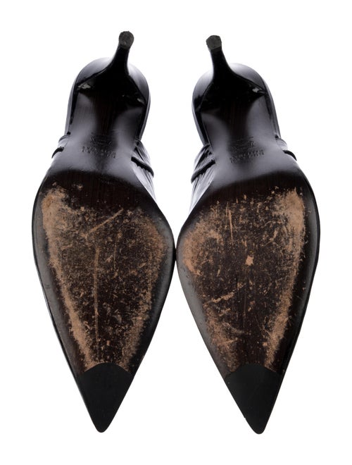 Stuart Weitzman Patent Leather Slingback Pumps