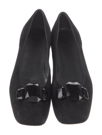 Stuart Weitzman Suede Flats