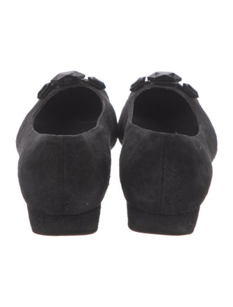 Stuart Weitzman Suede Flats