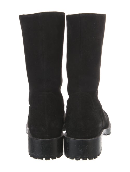 Stuart Weitzman Suede Moto Boots