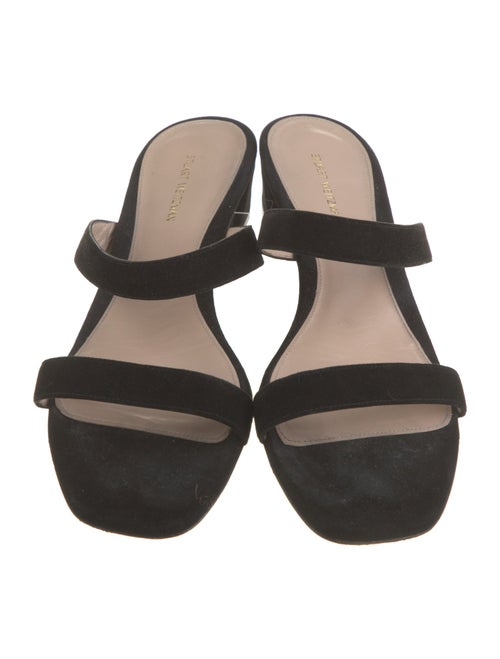 Stuart Weitzman Suede Slides