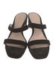 Stuart Weitzman Suede Slides