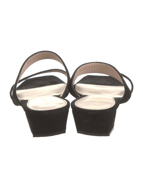 Stuart Weitzman Suede Slides