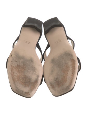 Stuart Weitzman Suede Slides