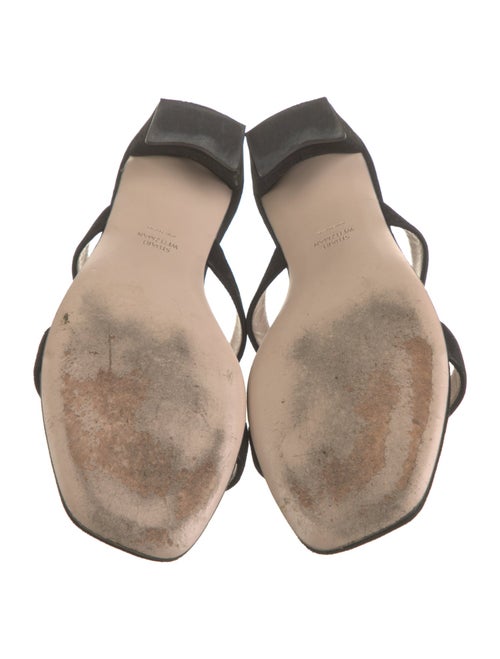 Stuart Weitzman Suede Slides