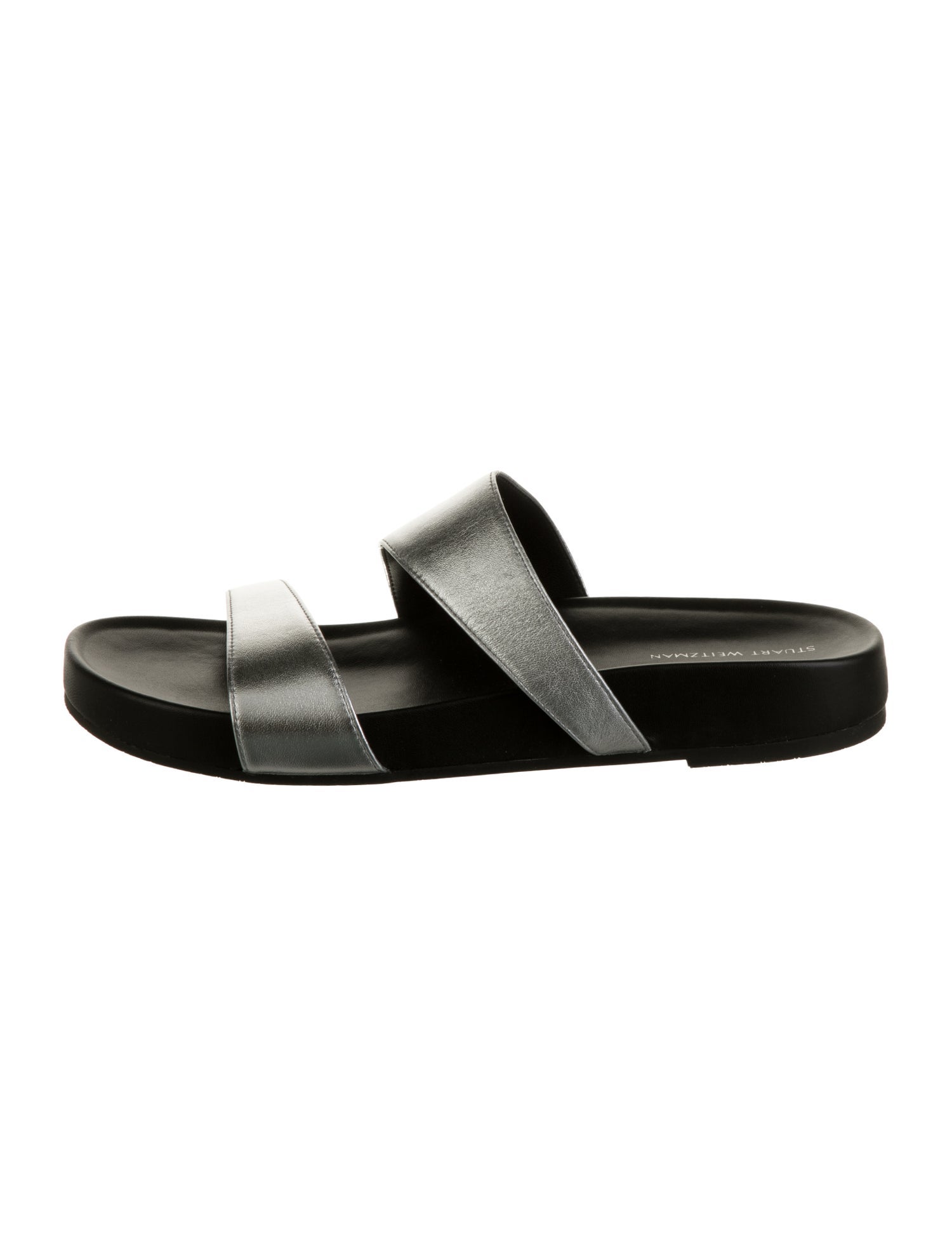 Stuart Weitzman Leather Slides