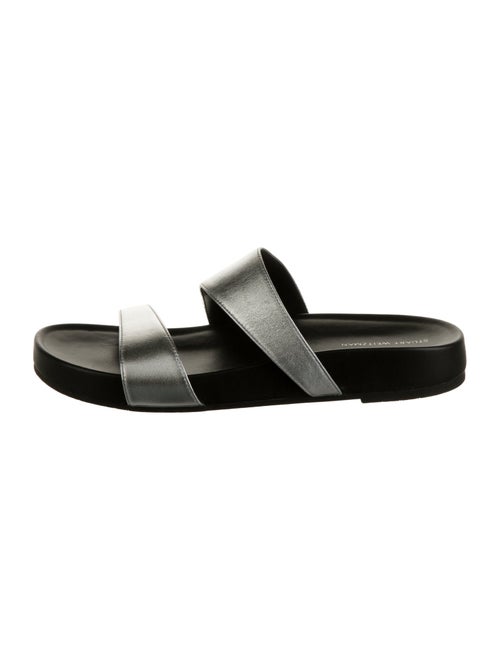 Stuart Weitzman Leather Slides