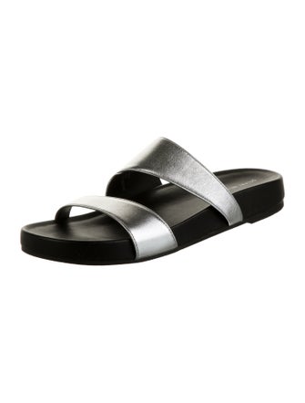 Stuart Weitzman Leather Slides