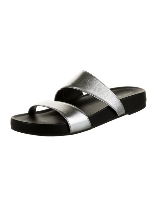 Stuart Weitzman Leather Slides