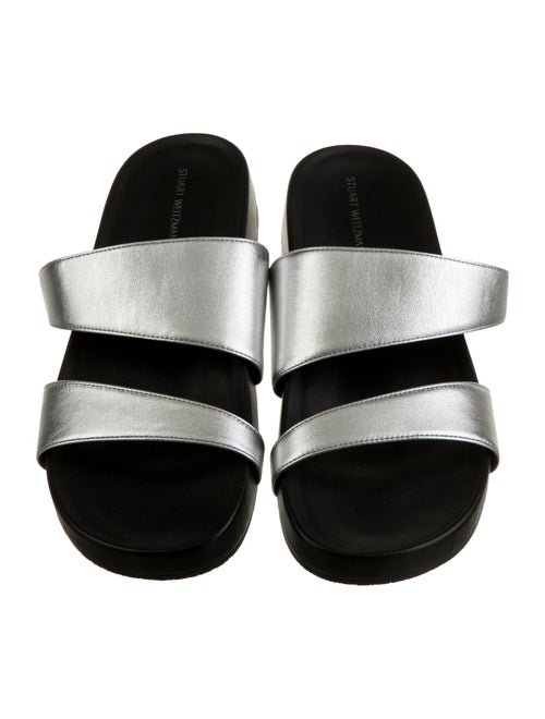 Stuart Weitzman Leather Slides