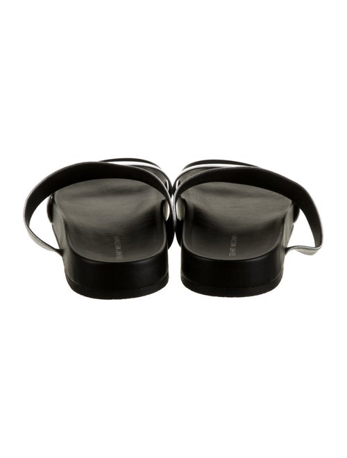 Stuart Weitzman Leather Slides