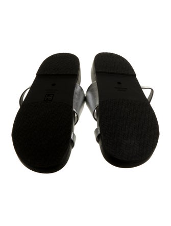 Stuart Weitzman Leather Slides