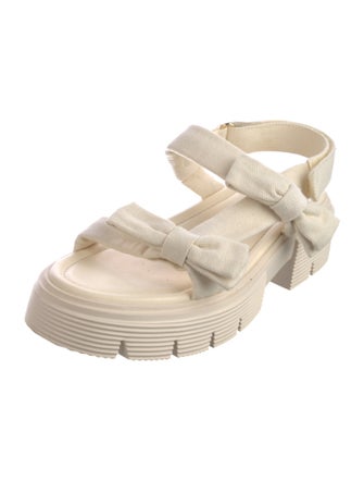 Stuart Weitzman Bow Accents Sandals