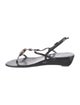 Stuart Weitzman Patent Leather Slingback Sandals