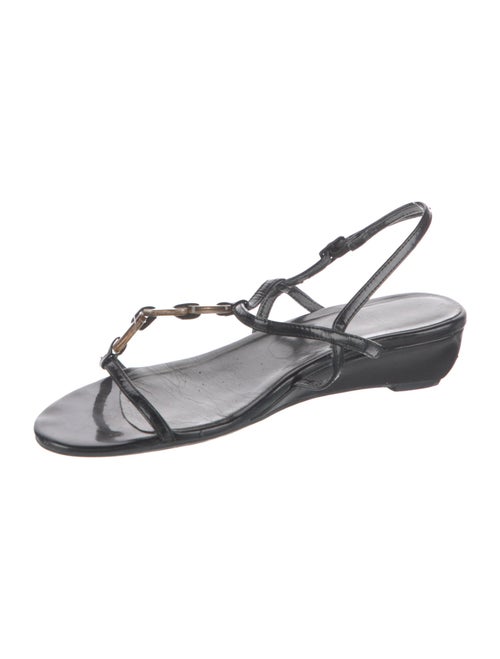 Stuart Weitzman Patent Leather Slingback Sandals