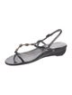 Stuart Weitzman Patent Leather Slingback Sandals