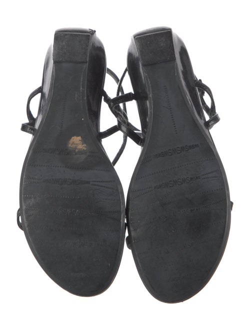 Stuart Weitzman Patent Leather Slingback Sandals