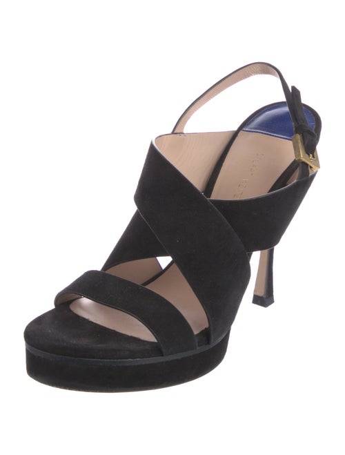 Stuart Weitzman Suede Slingback Sandals