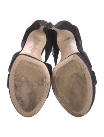 Stuart Weitzman Suede Slingback Sandals