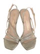 Stuart Weitzman Melodi Glitter Glitter Slingback Sandals