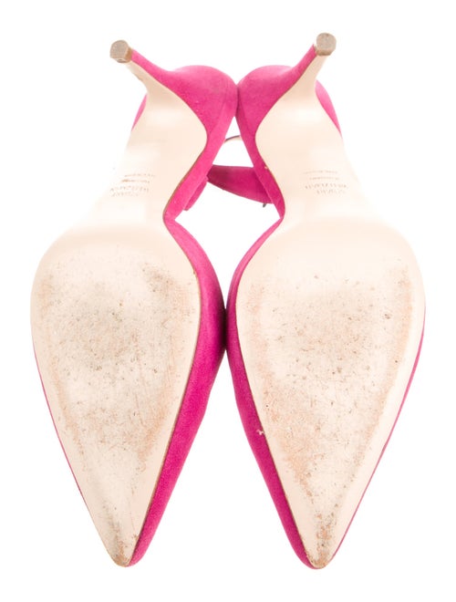 Stuart Weitzman Suede Slingback Pumps