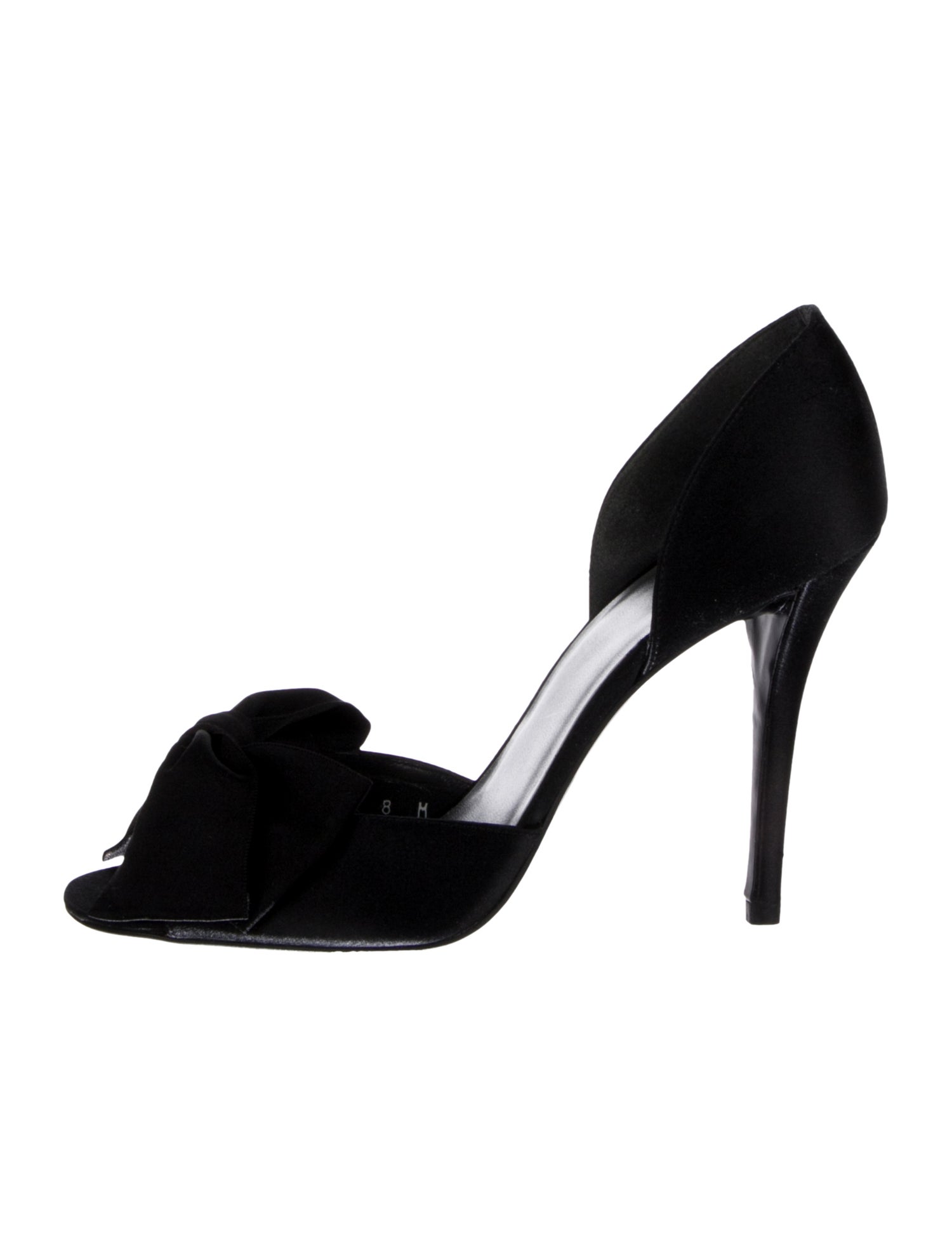 Stuart Weitzman Satin Bow Accents Sandals