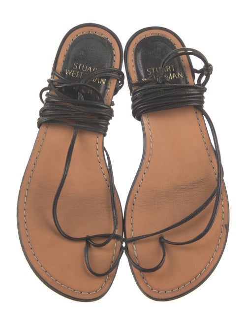 Stuart Weitzman Leather Gladiator Sandals
