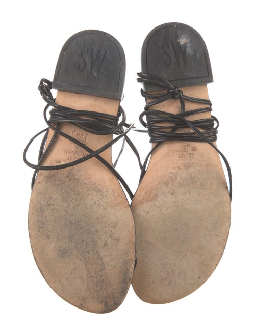 Stuart Weitzman Leather Gladiator Sandals