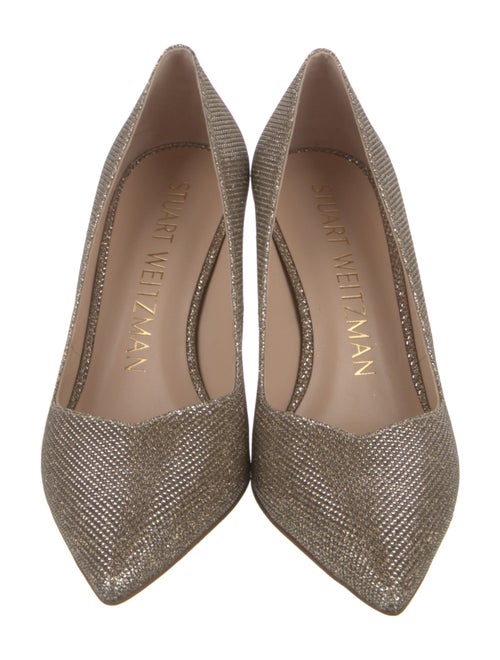 Stuart Weitzman Glitter Glitter Accents Pumps