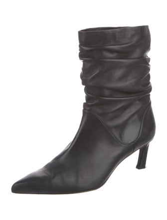 Stuart Weitzman Leather Slouch Boots