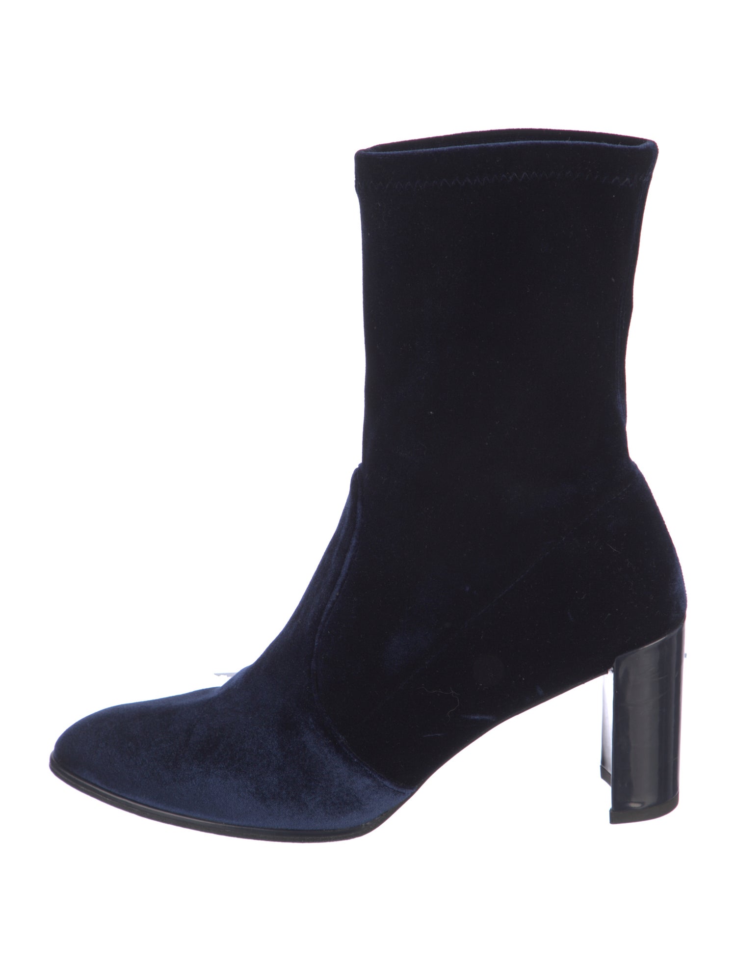 Stuart Weitzman Velvet Sock Boots