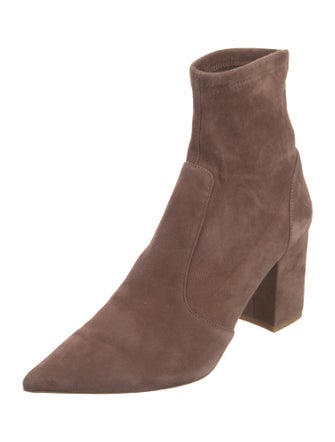 Stuart Weitzman Suede Sock Boots