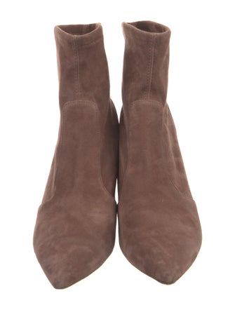 Stuart Weitzman Suede Sock Boots